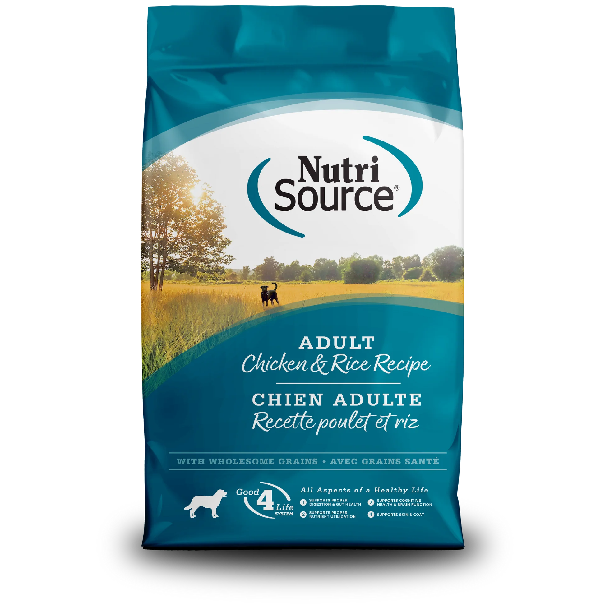 NutriSource Chicken & Rice Recipe for Adult Dogs 12lb