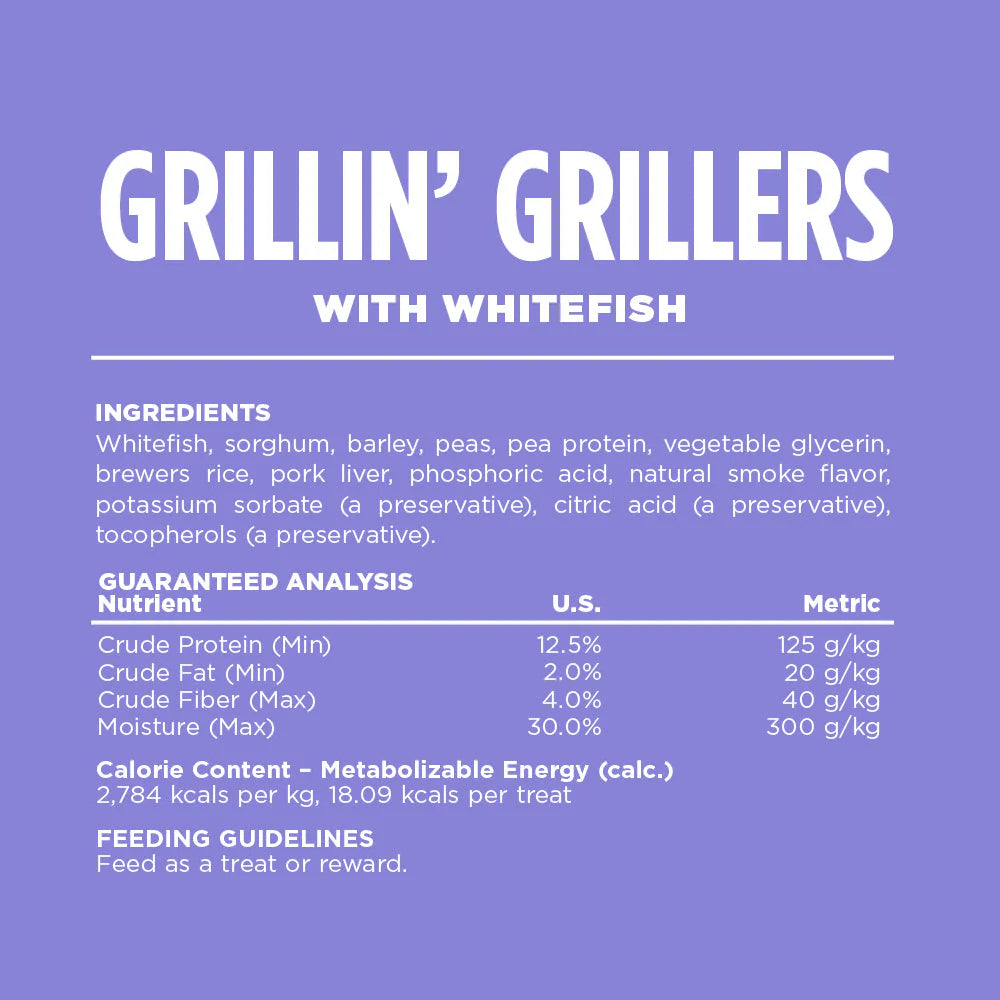 NutriSource GRILLERS WHITEFISTREAT 32OZ
