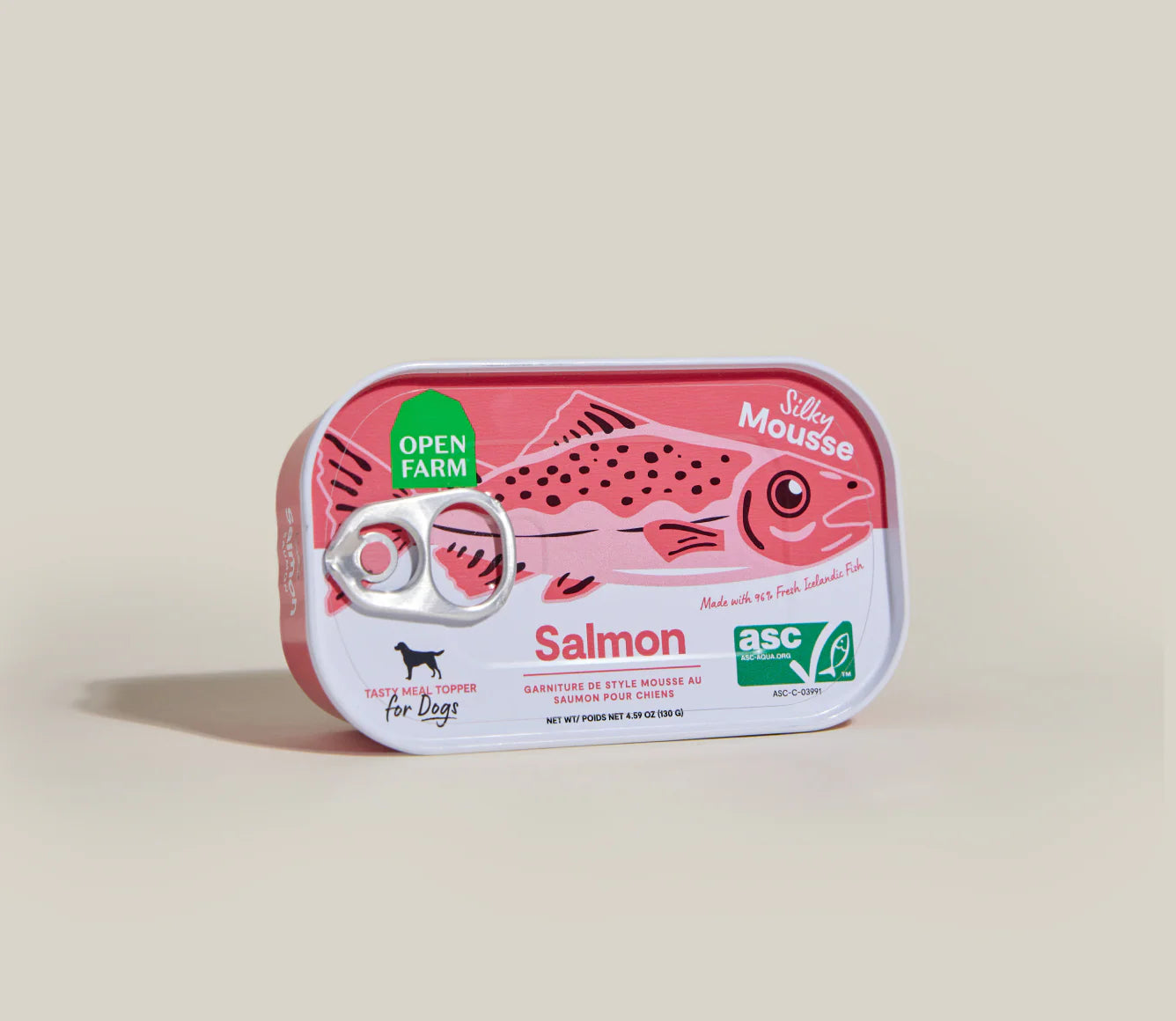 OPEN FARM SALMON SILKY MOUSSE 4.6 oz cans CASE