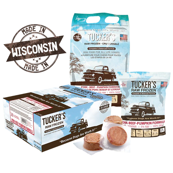 Tuckers FROZEN RAW PORK-BEEF-PUMPKIN 20