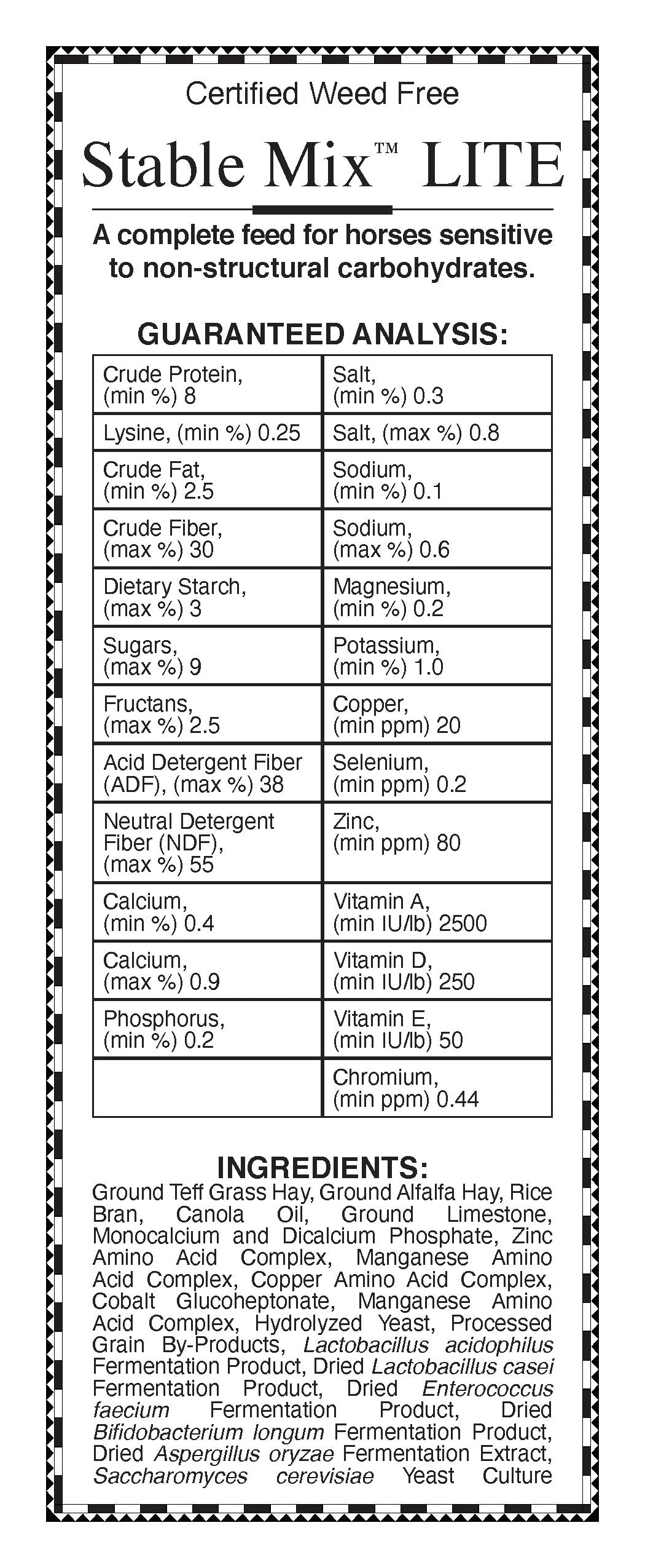 EG STABLE MIX LITE 50