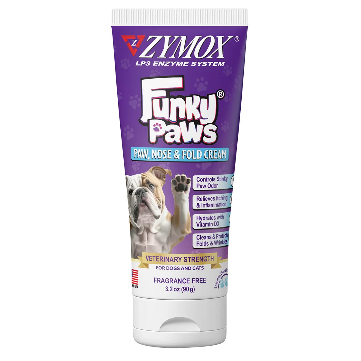 Zymox Dog Health Funky Paw Tube 3.2 oz
