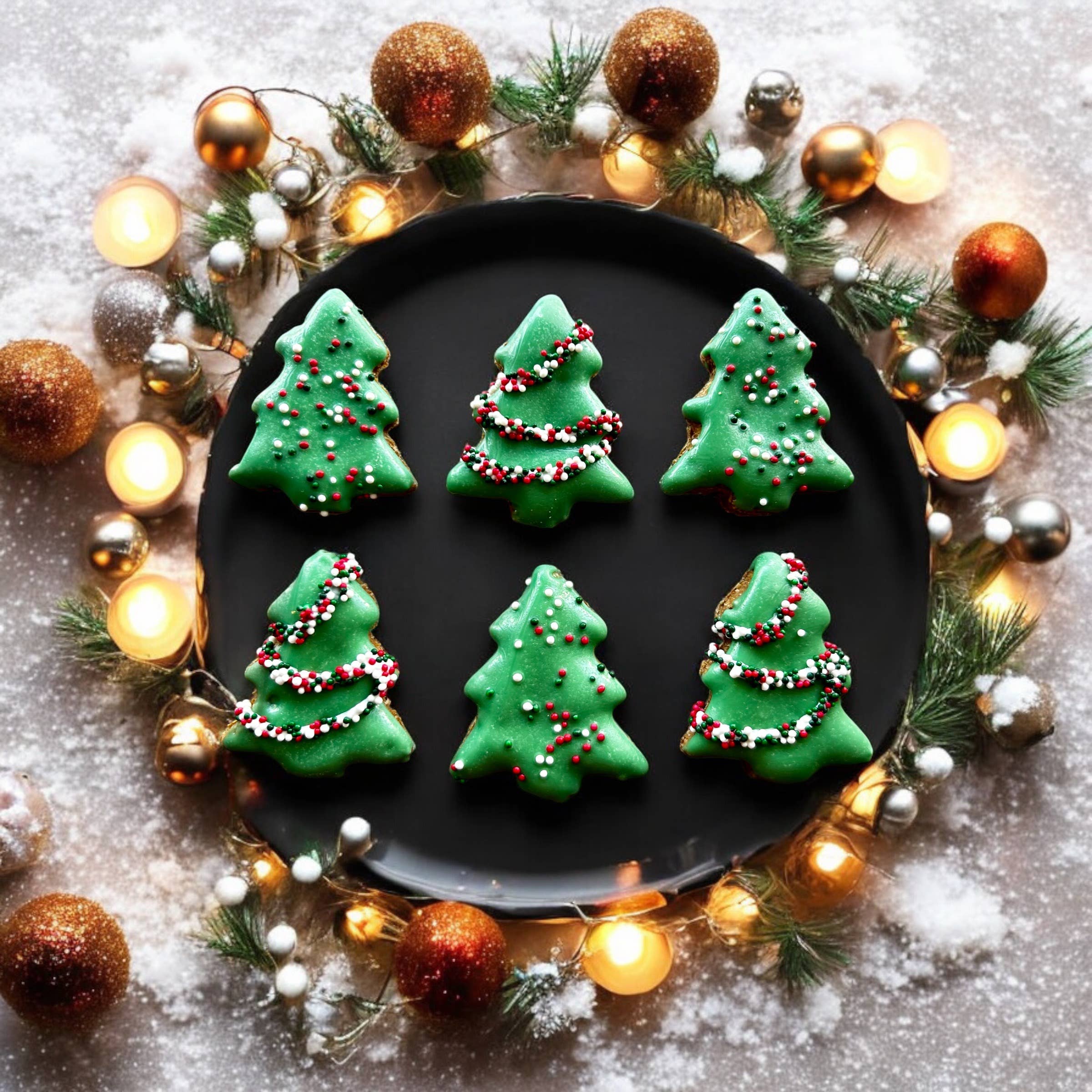 Mini Woofmas Tree dog treat