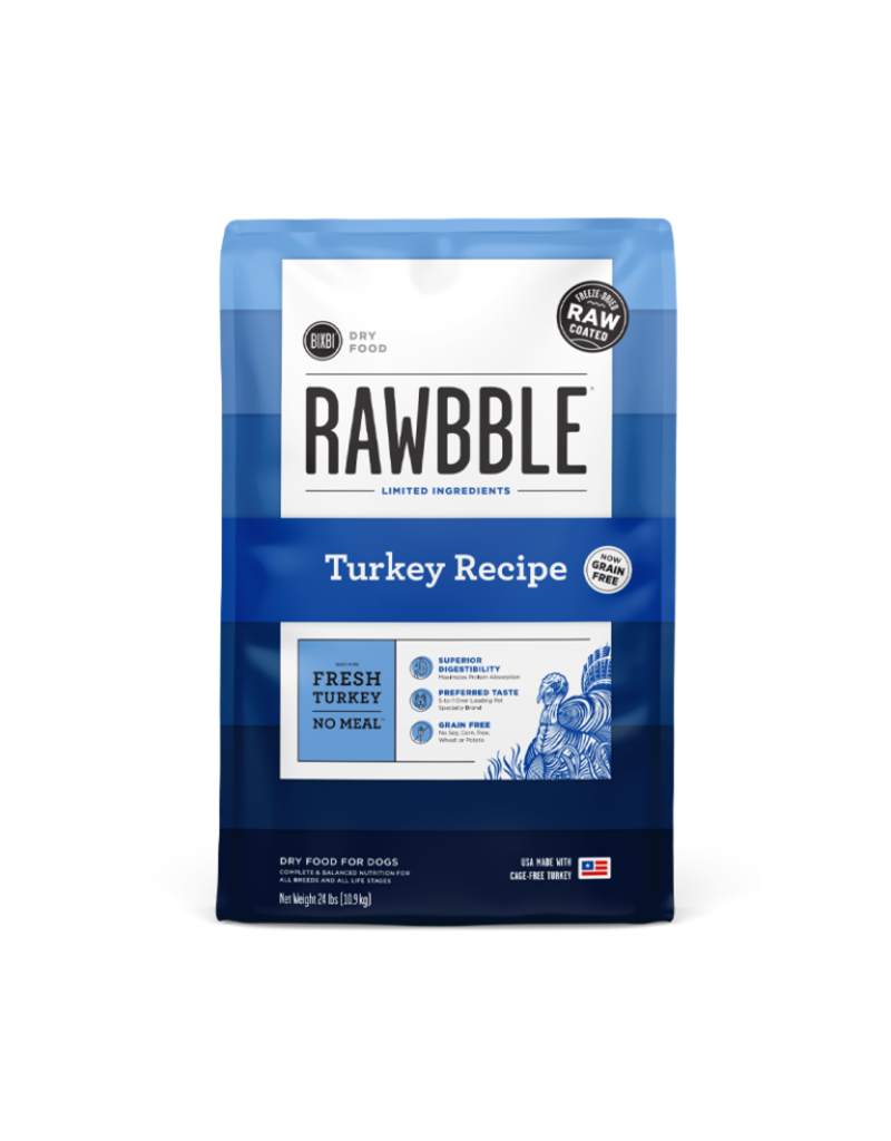 Bixbi turkey Rawbble Kibble 24