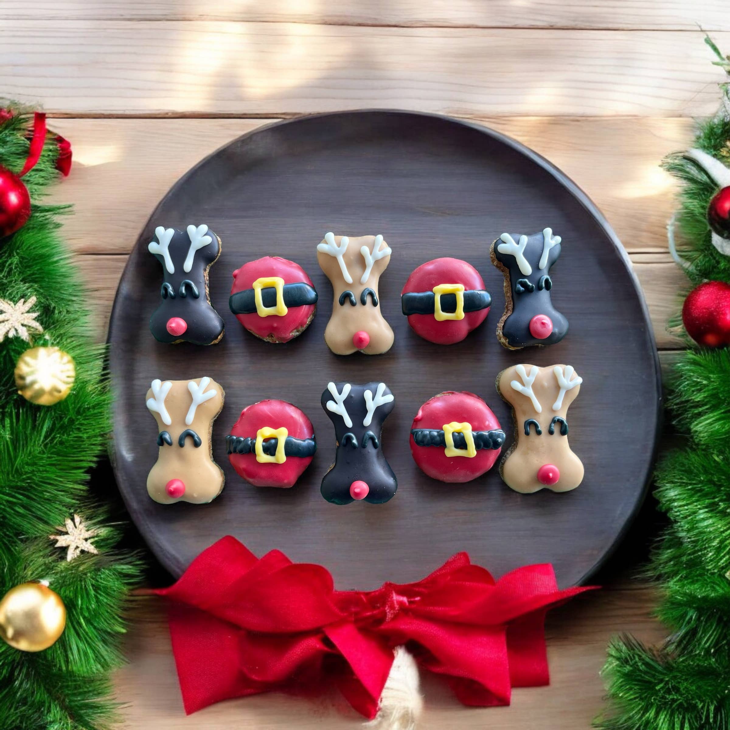 Santa & Helpers Mini dog treat