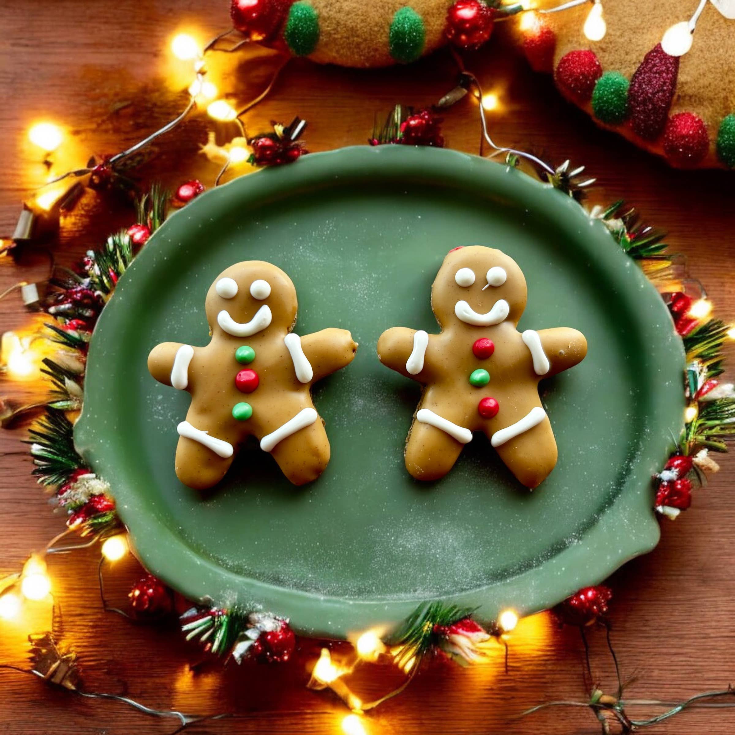 Mini Gingerbread Men dog treat