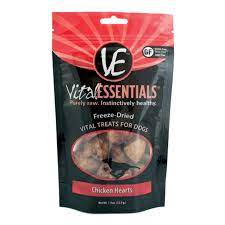 Vital Essentials DOG CHICKEN HEART FD 2.1OZ