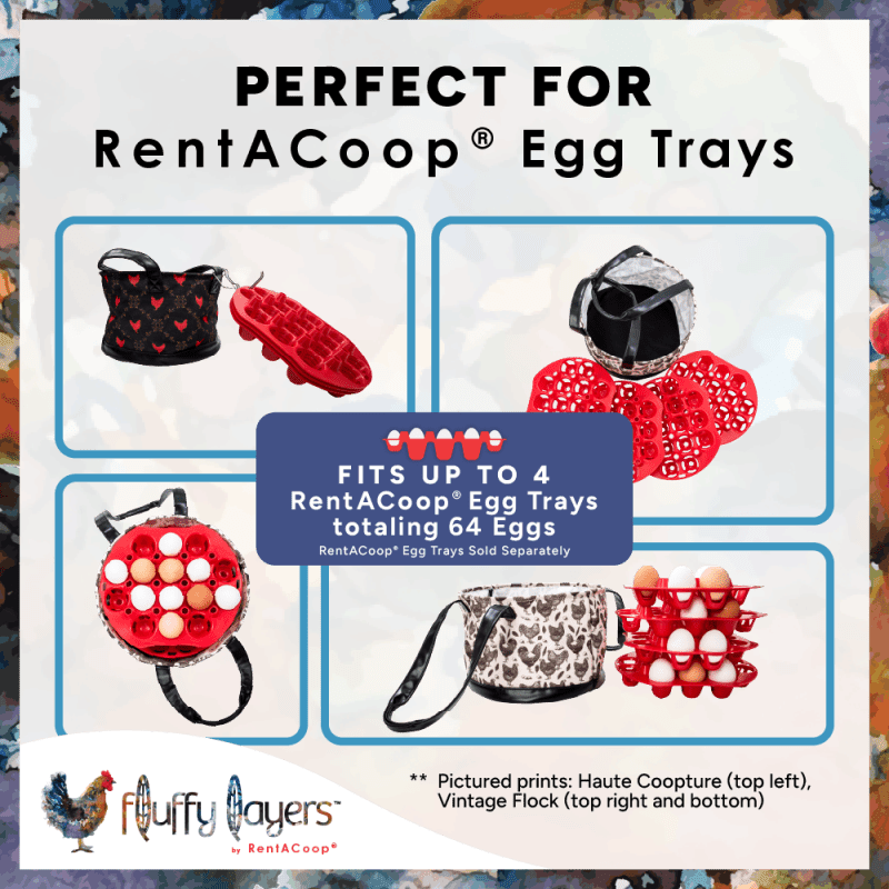 Fluffy Layers by RentACoop Egg Collecting Bag - Haute Coopture