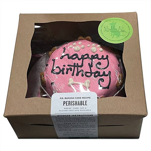 Bubba Rose Pink Dog Cake (Perishable)