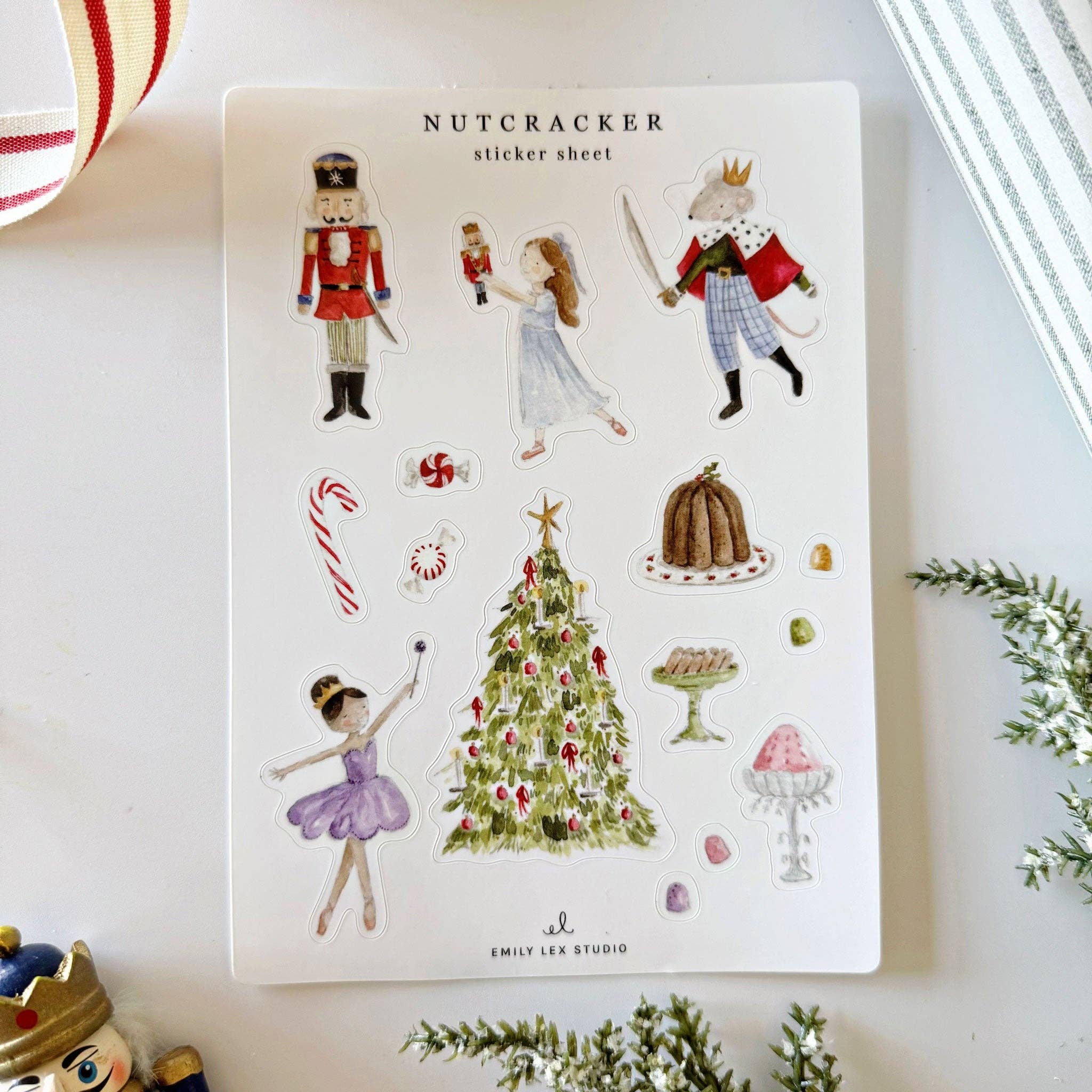 Nutcracker sticker sheets