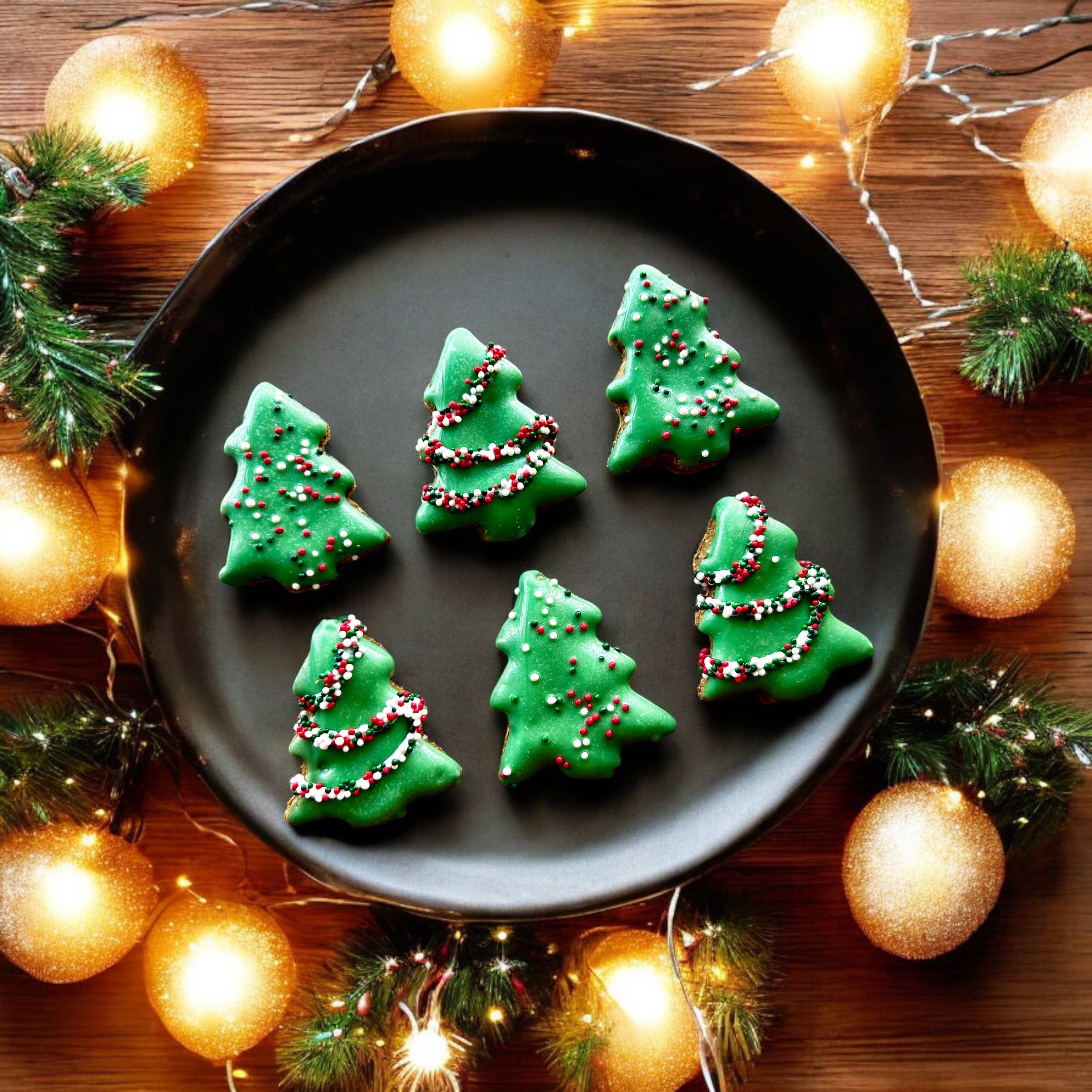 Mini Woofmas Tree dog treat