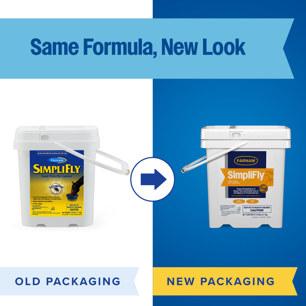 Farnam Simplifly with Larvastop Feed-Thru Control for Horses 3.75lb
