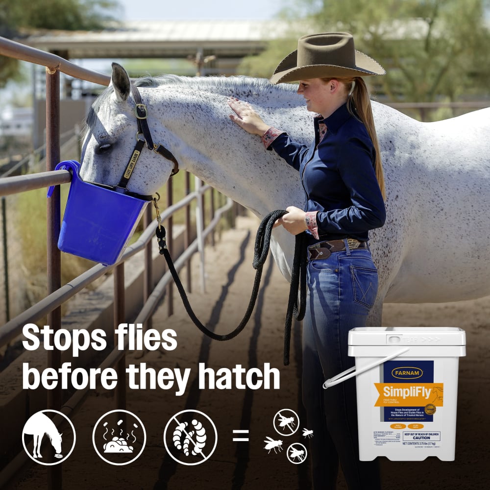 Farnam Simplifly with Larvastop Feed-Thru Control for Horses 3.75lb