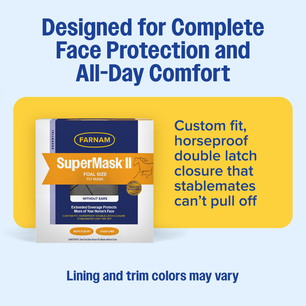Farnam SuperMask II Foal Fly Mask Without Ears