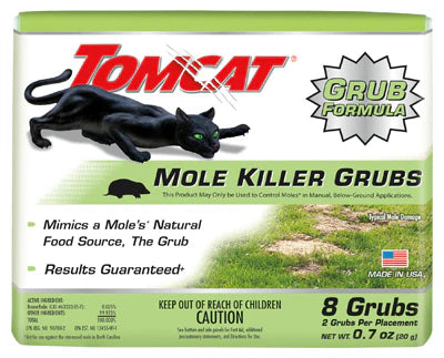 Tomcat Bait Grubs For Moles 8PK