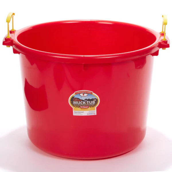 Little Giant Muck Bucket Dura-Flex Red 70qt