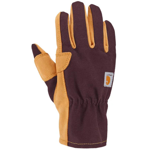 Carhartt Women's Indoor/Outdoor Work Gloves Purple Medium 1 pair