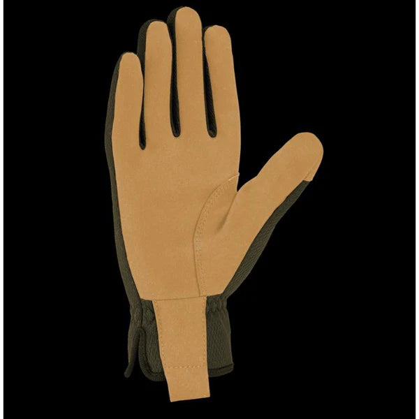 Carhartt Women's Indoor/Outdoor Work Gloves Green/Yellow Medium 1 pair