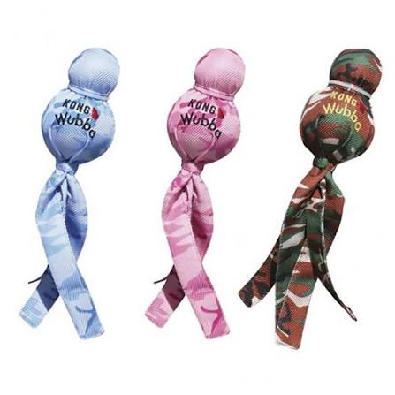 Kong Camo Wubba Dog Toy Assorted Colors Large