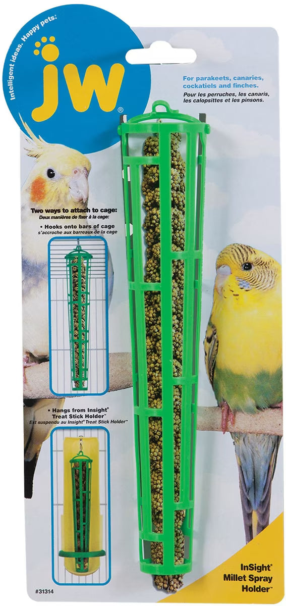 JW Millet Spray Holder Bird Feeder