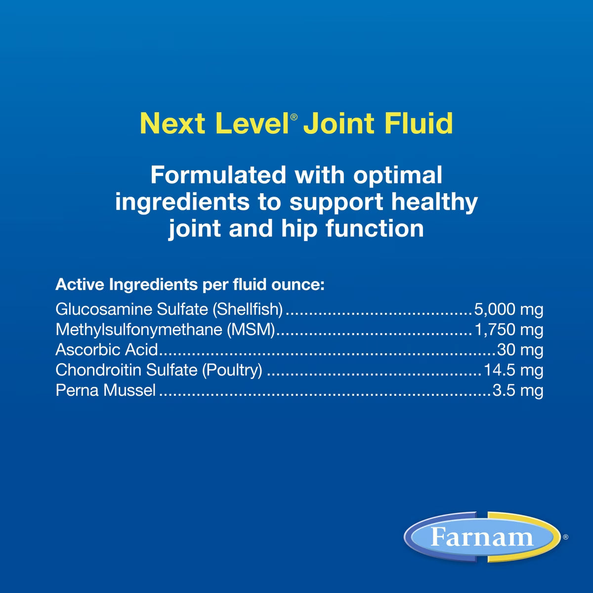 Farnam Next Level Joint Fluid Supplement for Horses & Dogs 32oz