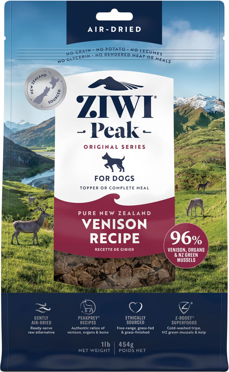 ZIWI Peak Venison Grain-Free Air-Dried Dog Food 16OZ