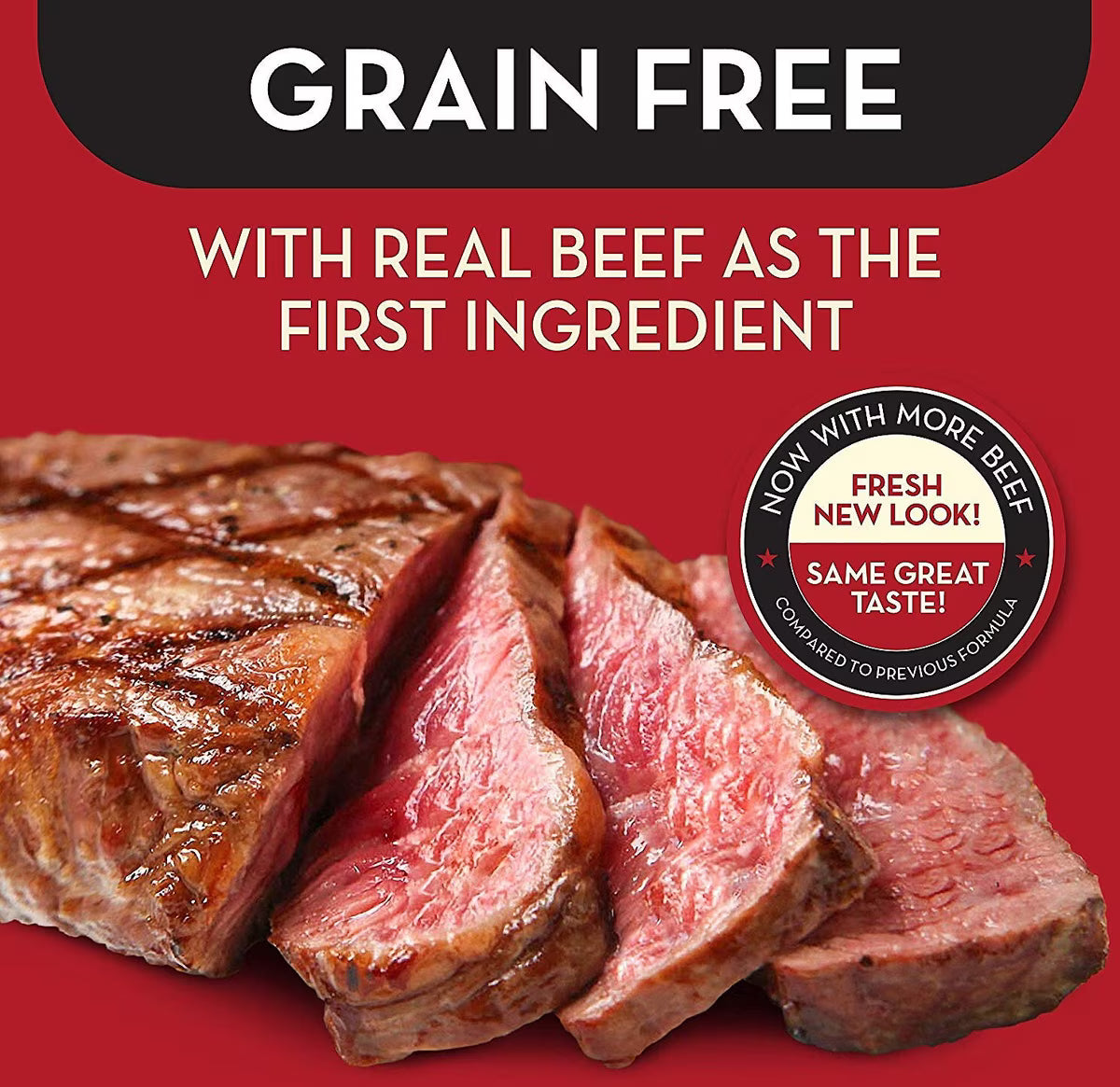 AvoDerm Beef & Vegetables Recipe Grain-Free Dry Dog Food 24lb