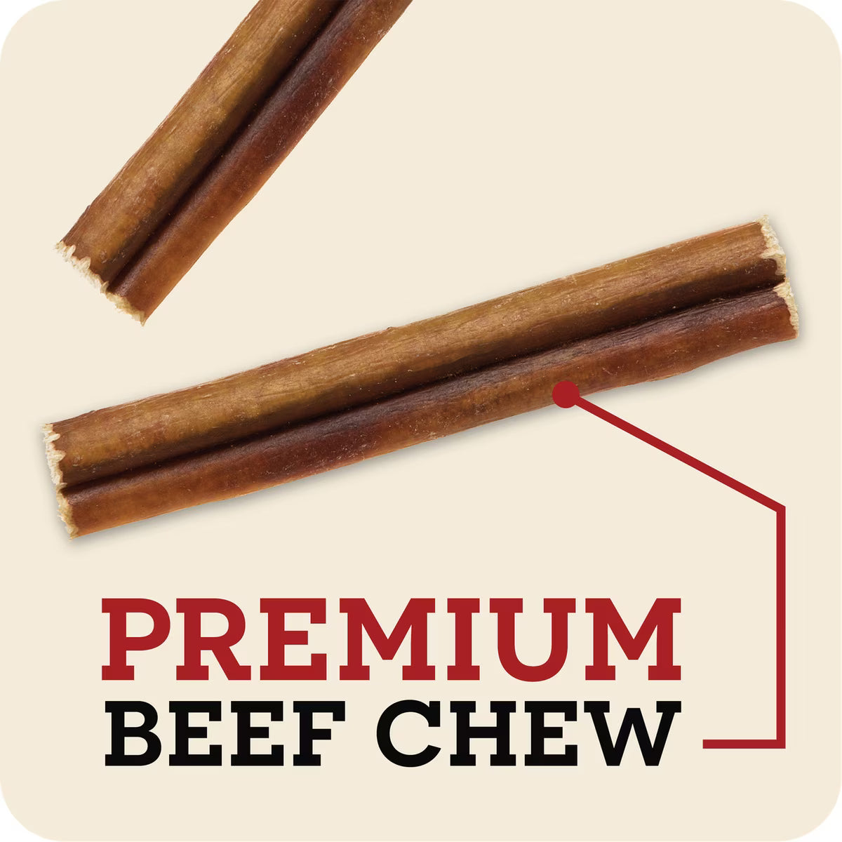 Redbarn Bully Stick Dog Chew 12in
