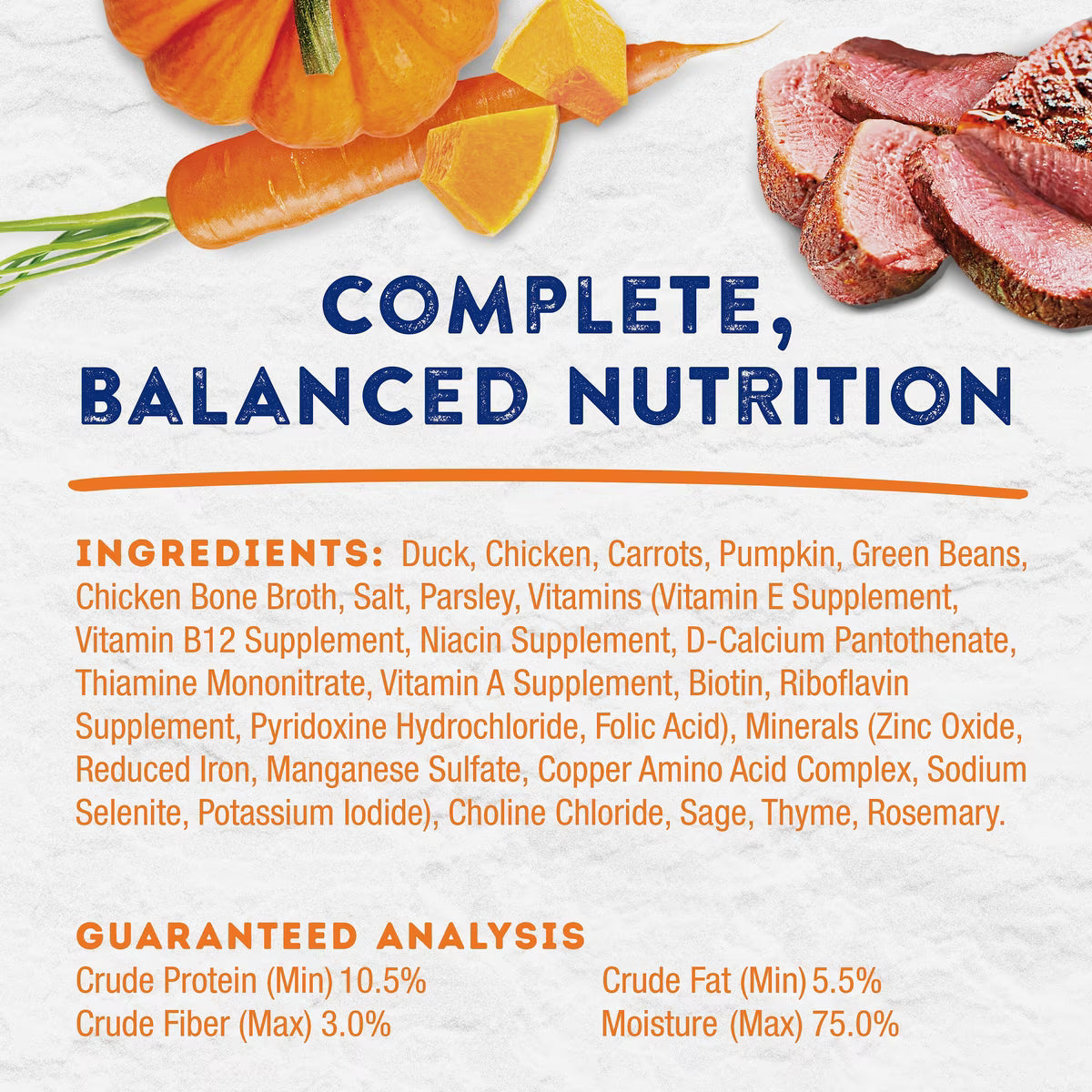 Natural Balance Platefulls Duck and Pumpkin 9oz