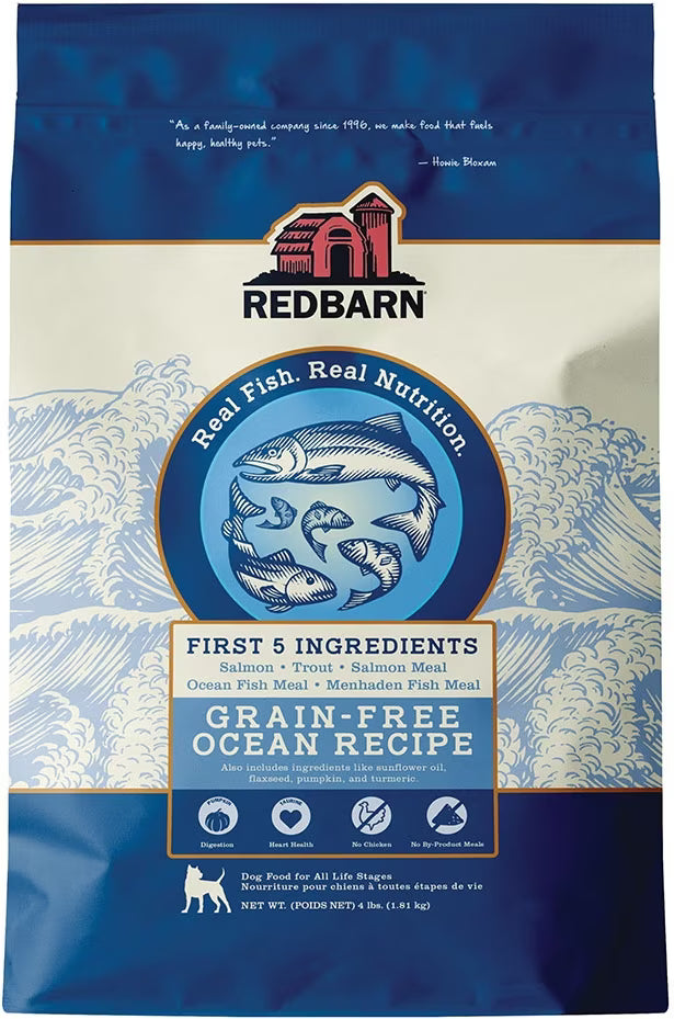 Redbarn Grain-Free Ocean Recipe Dry Dog Food 4lb