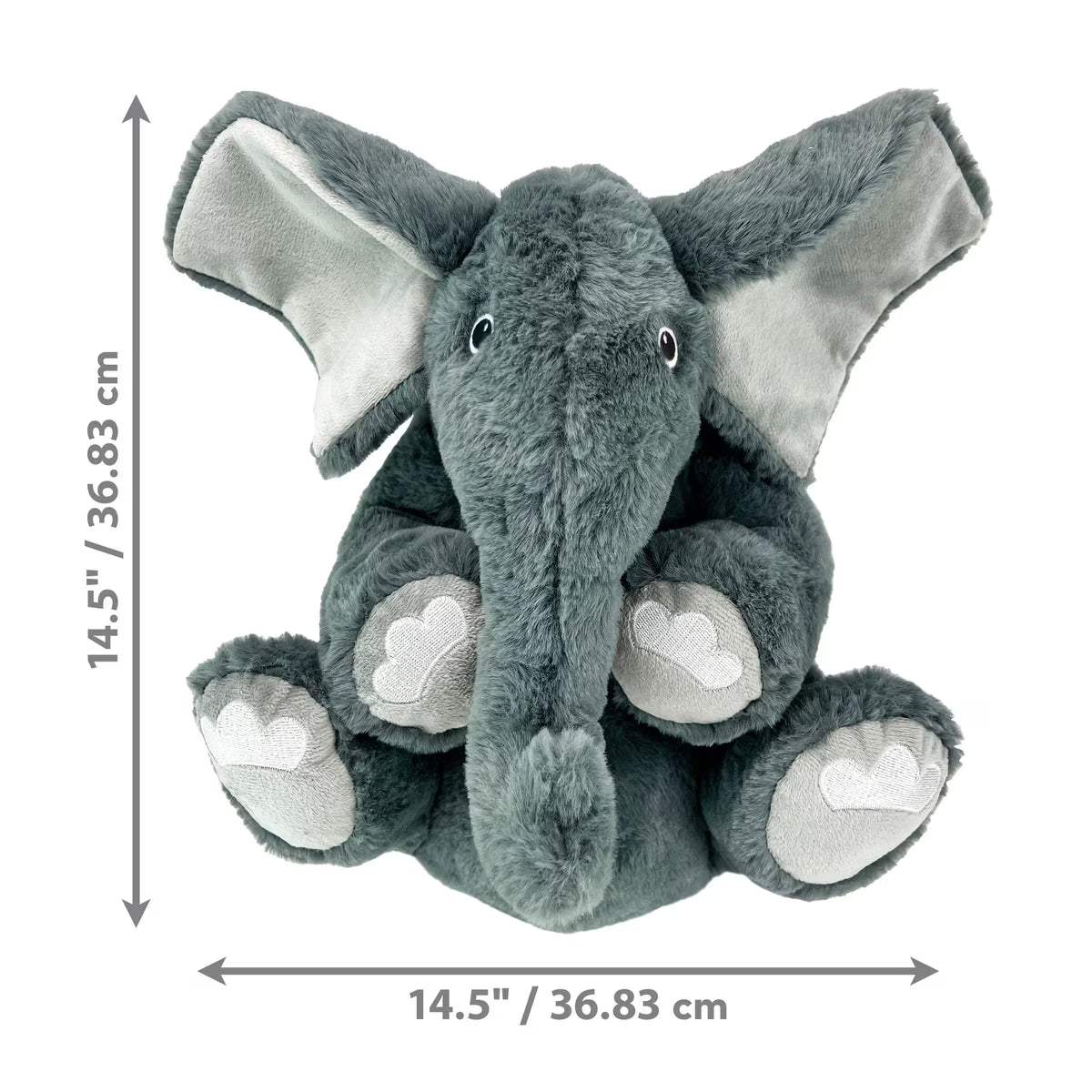 Kong Comfort Kiddos Jumbo Elephant Squeaky Plush Dog Toy XL