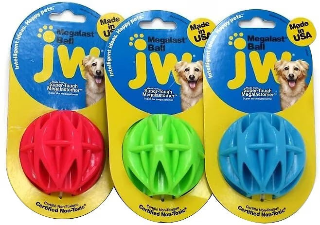 JW Megalast Ball Asst Lar