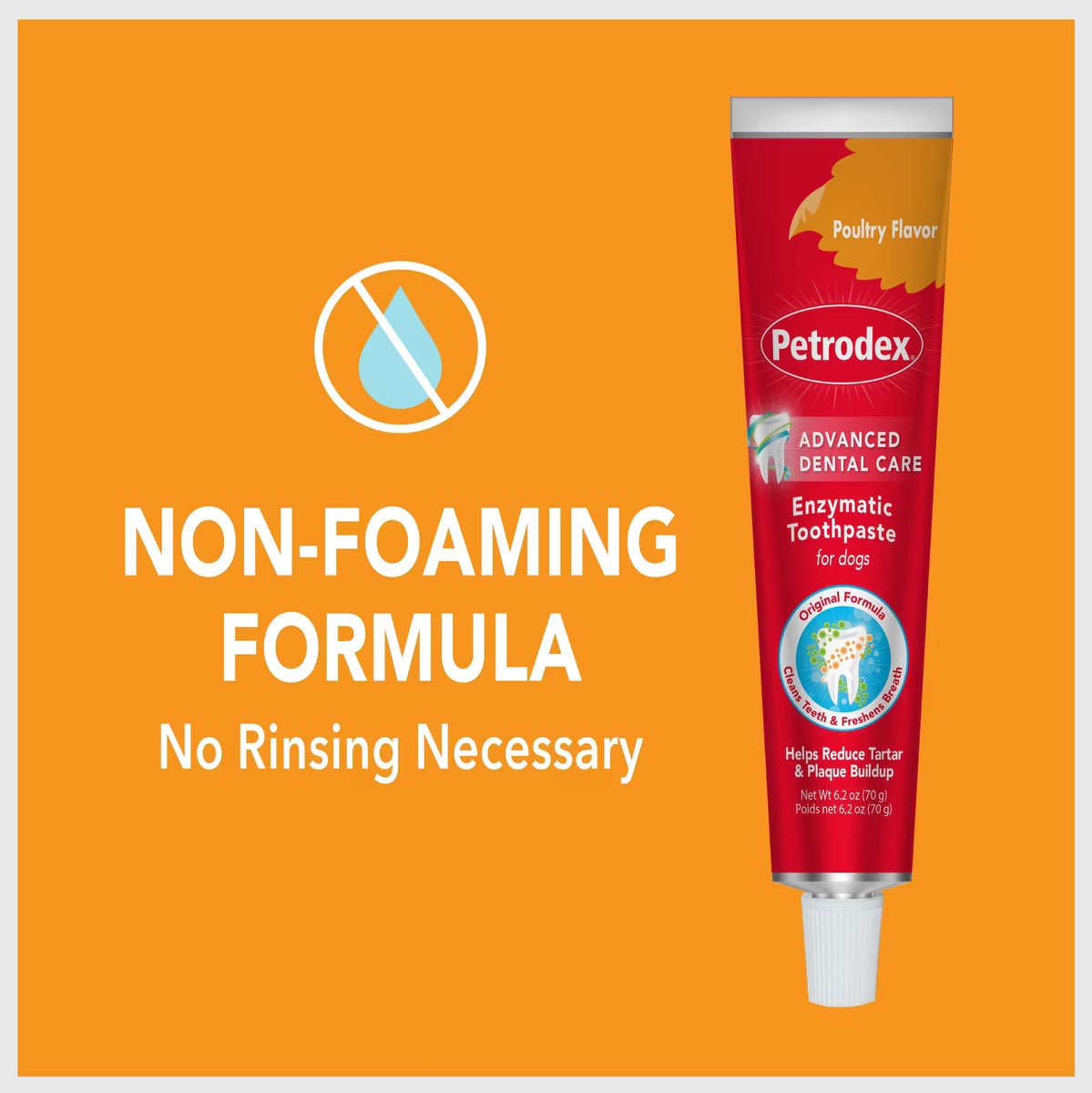 Sentry Petrodex Veterinary Strength Enzymatic Poultry Flavor Dog Toothpaste 6.2oz