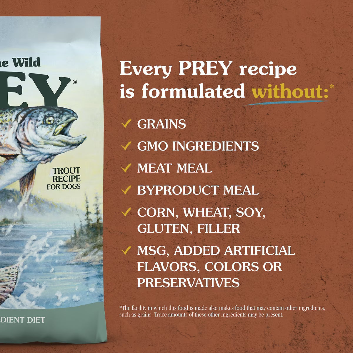 Taste of the Wild Prey Trout Recipe Dry Dog Food 8lb