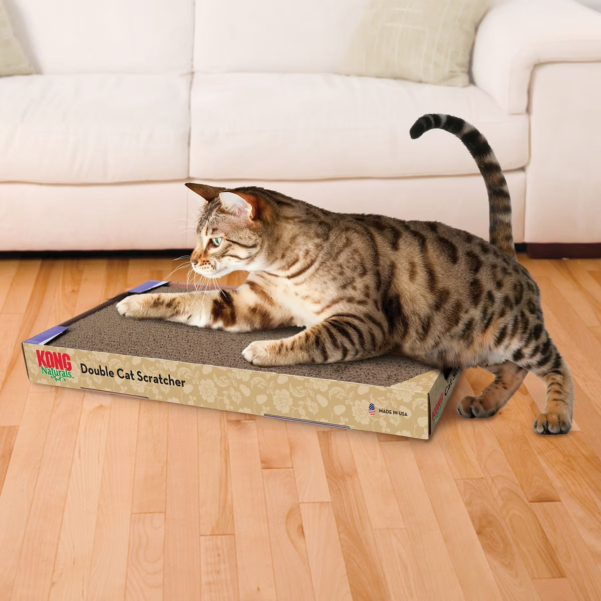 Kong Naturals Double Cat Scratcher with Catnip