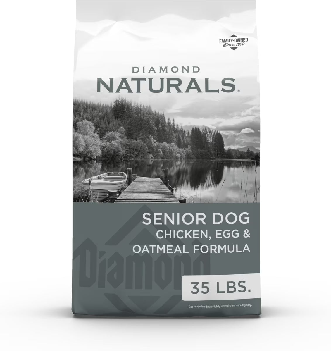 Diamond Naturals Senior Chicken, Egg & Oatmeal Formula Dry Dog Food 35lb