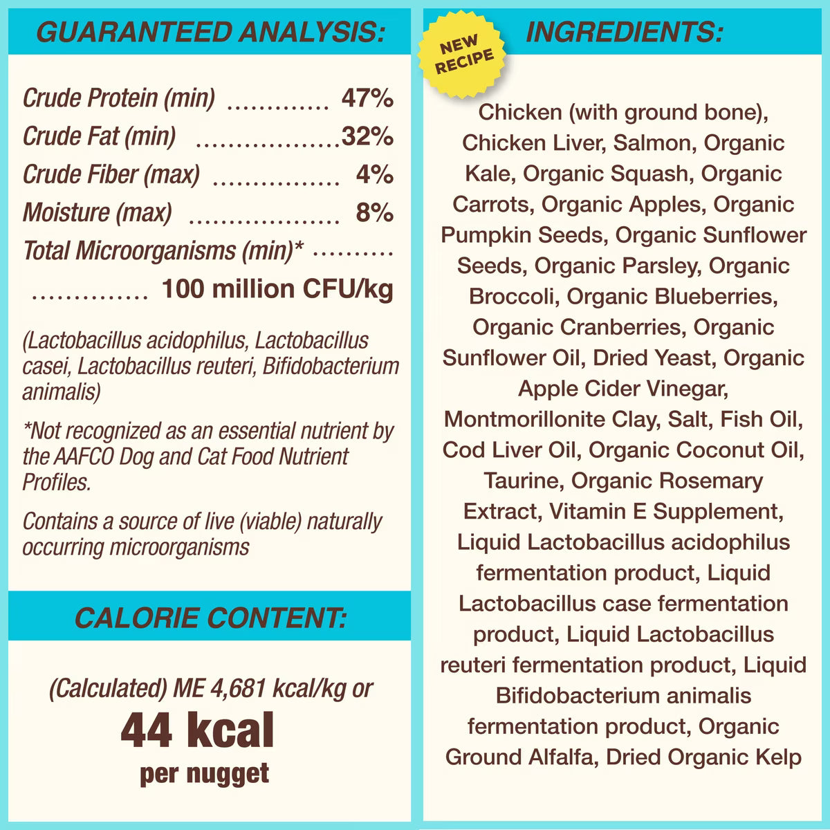 Primal Chicken & Salmon Formula Nuggets Grain-Free Freeze-Dried Cat Food 14oz