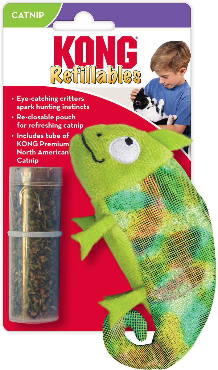 Kong Refillables Chameleon Cat Toy