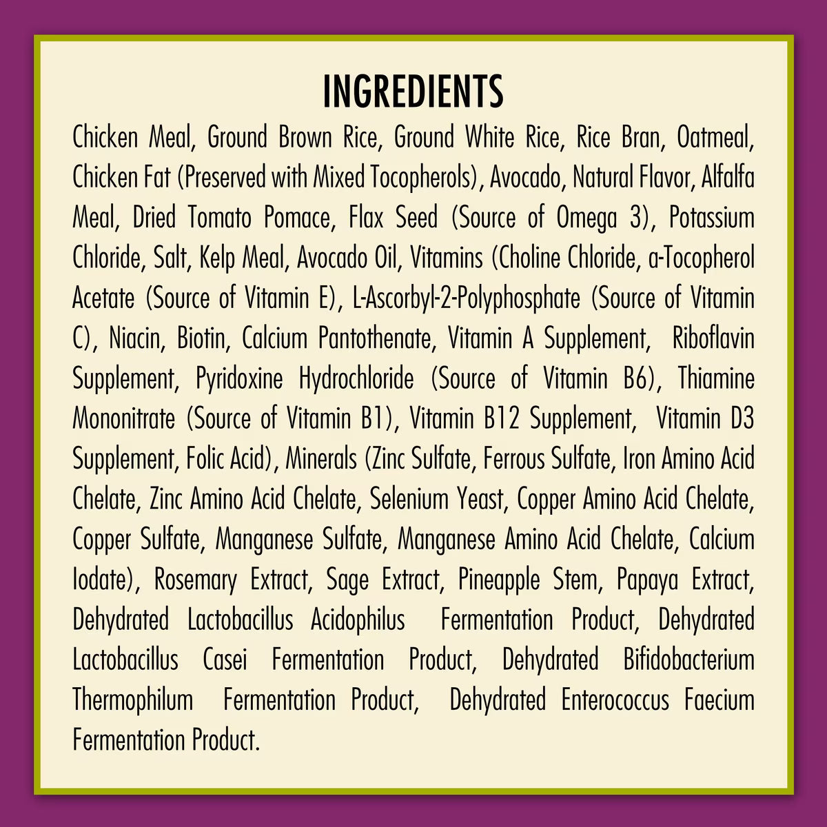 AvoDerm Weight Support Chicken Meal & Brown Rice Recipe Dry Dog Food 4.4lb