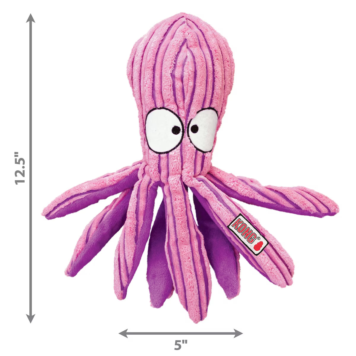 Kong CuteSeas Plush Octopus Dog Toy Large