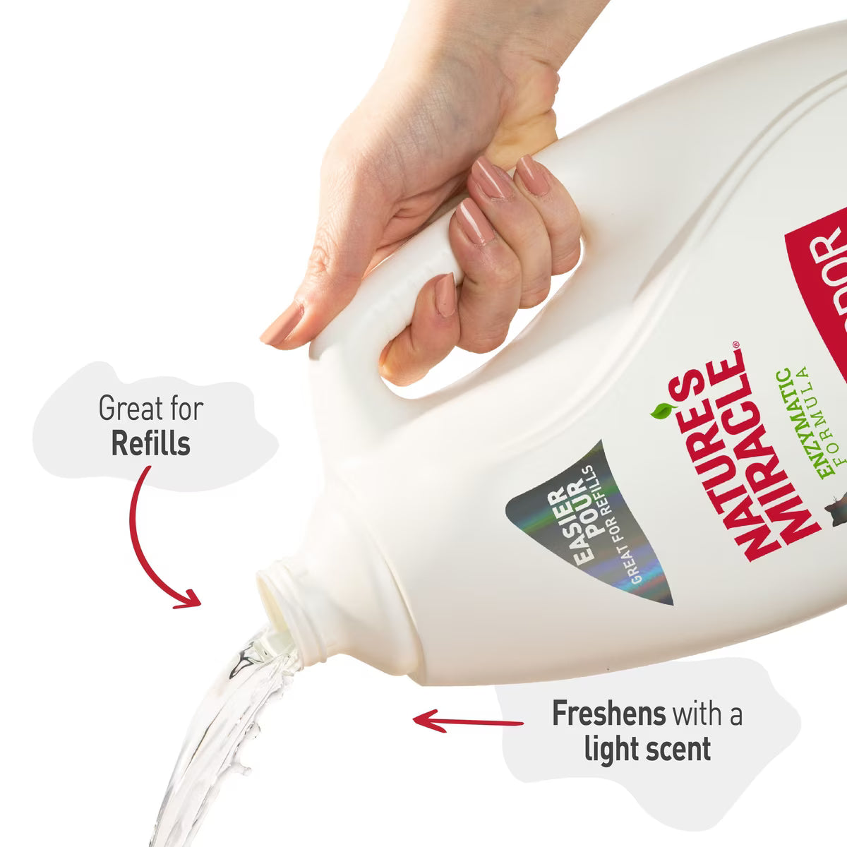 Nature's Miracle Odor Control Formula Cat Stain & Odor Remover 1 Gallon