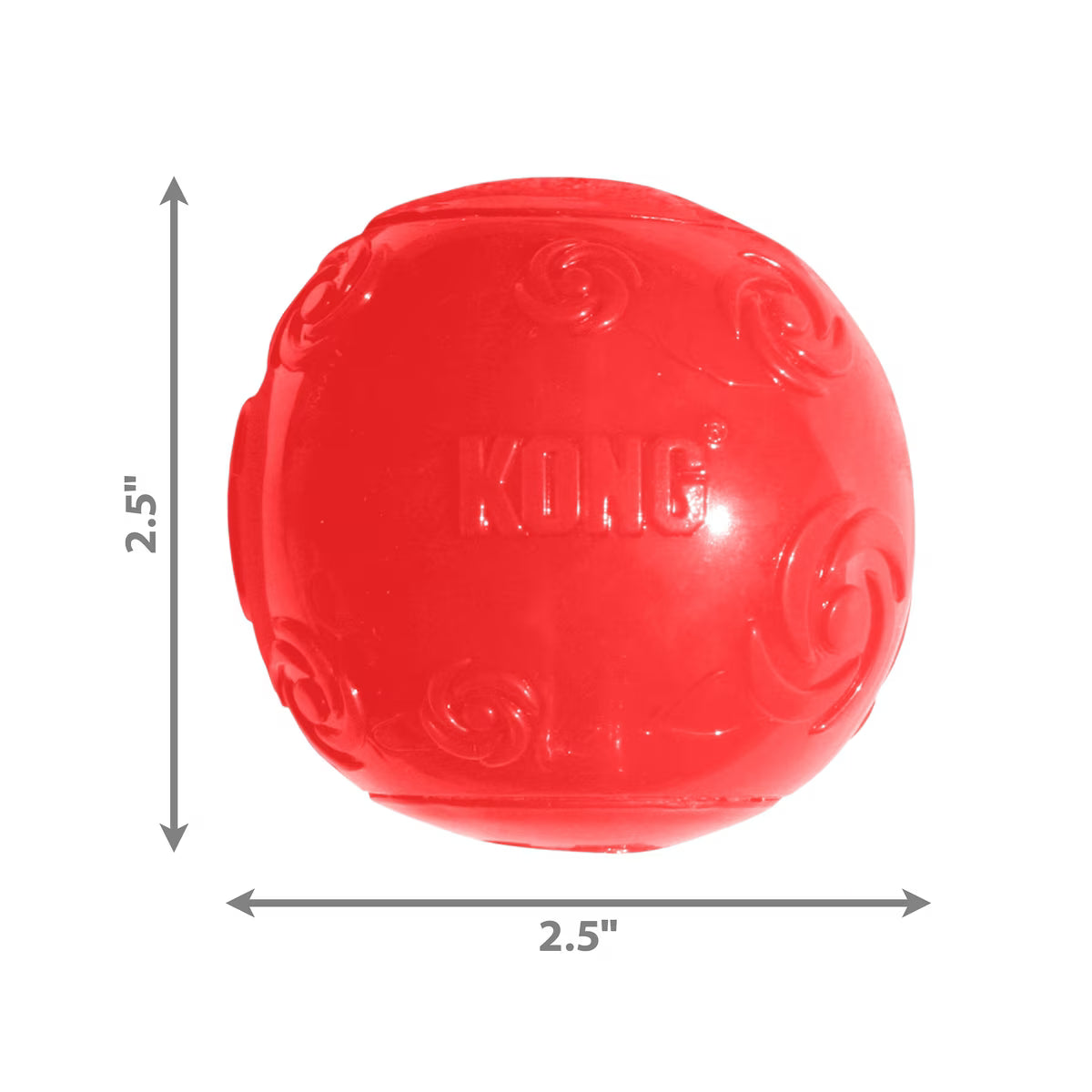 Kong Squeezz Ball for Dogs Assorted Colors Medium