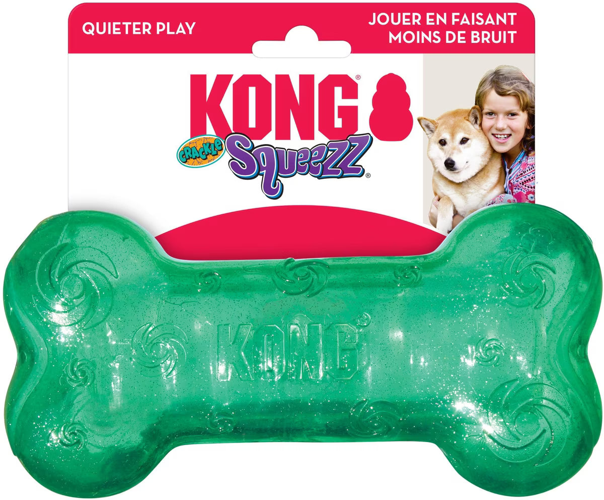 KON TOY SQZ CRCKL BONE LG
