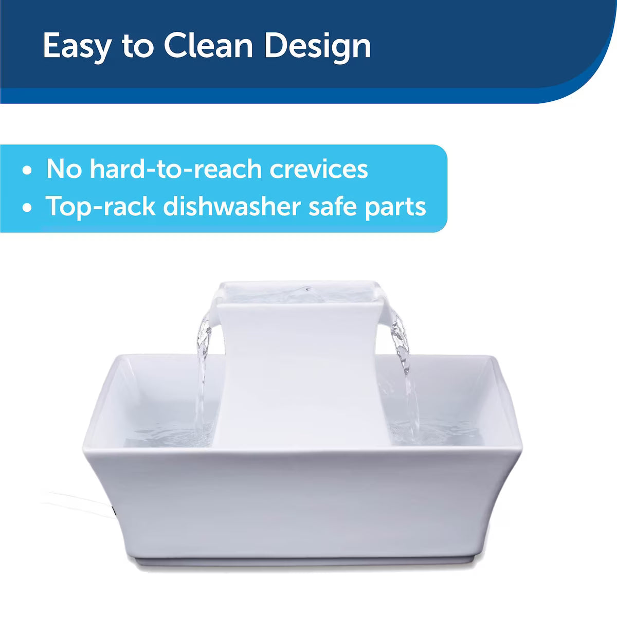 PetSafe Drinkwell Avalon Ceramic Dog & Cat Water Fountain 70oz