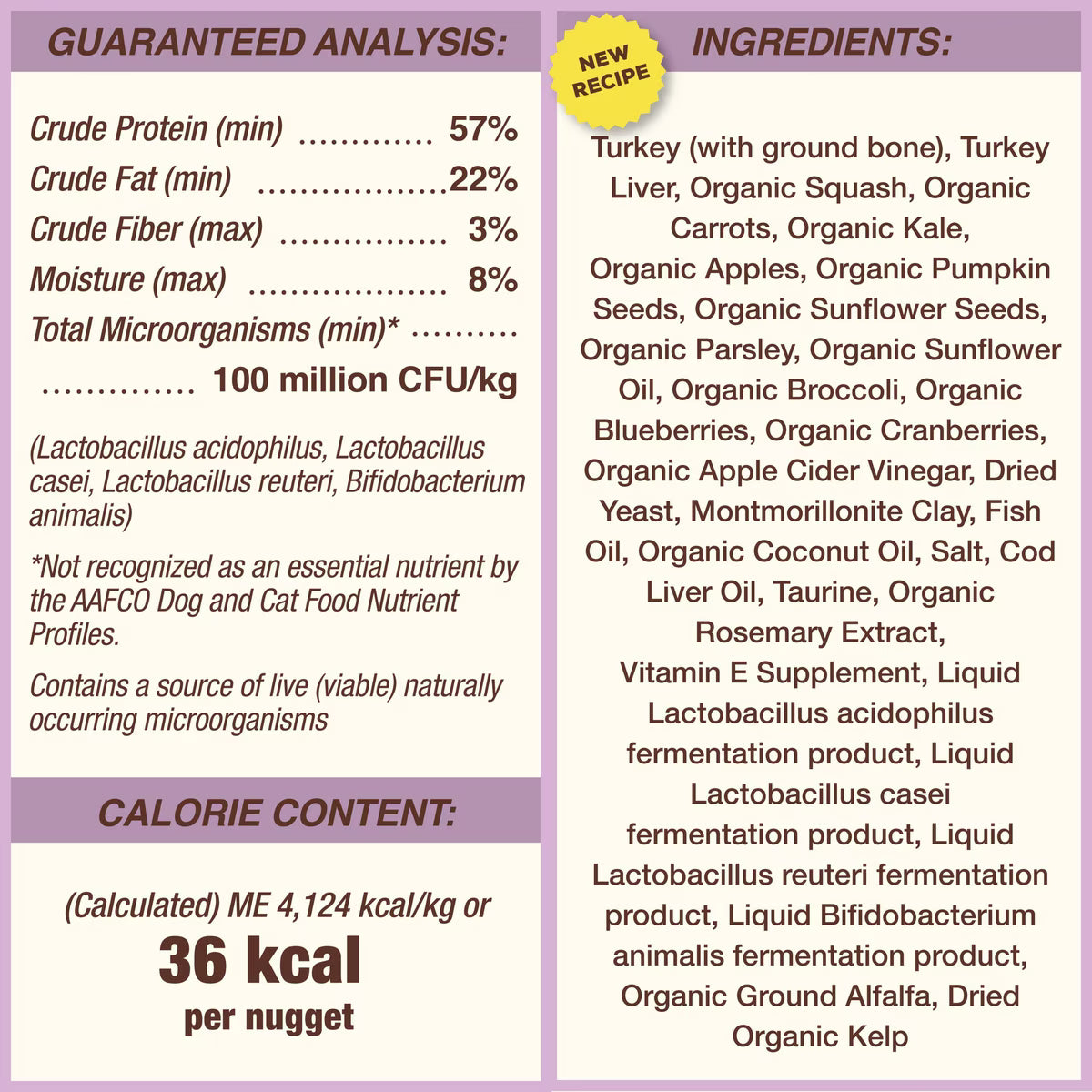 Primal Freeze-Dried Nuggets Turkey Recipe for Cats 14oz