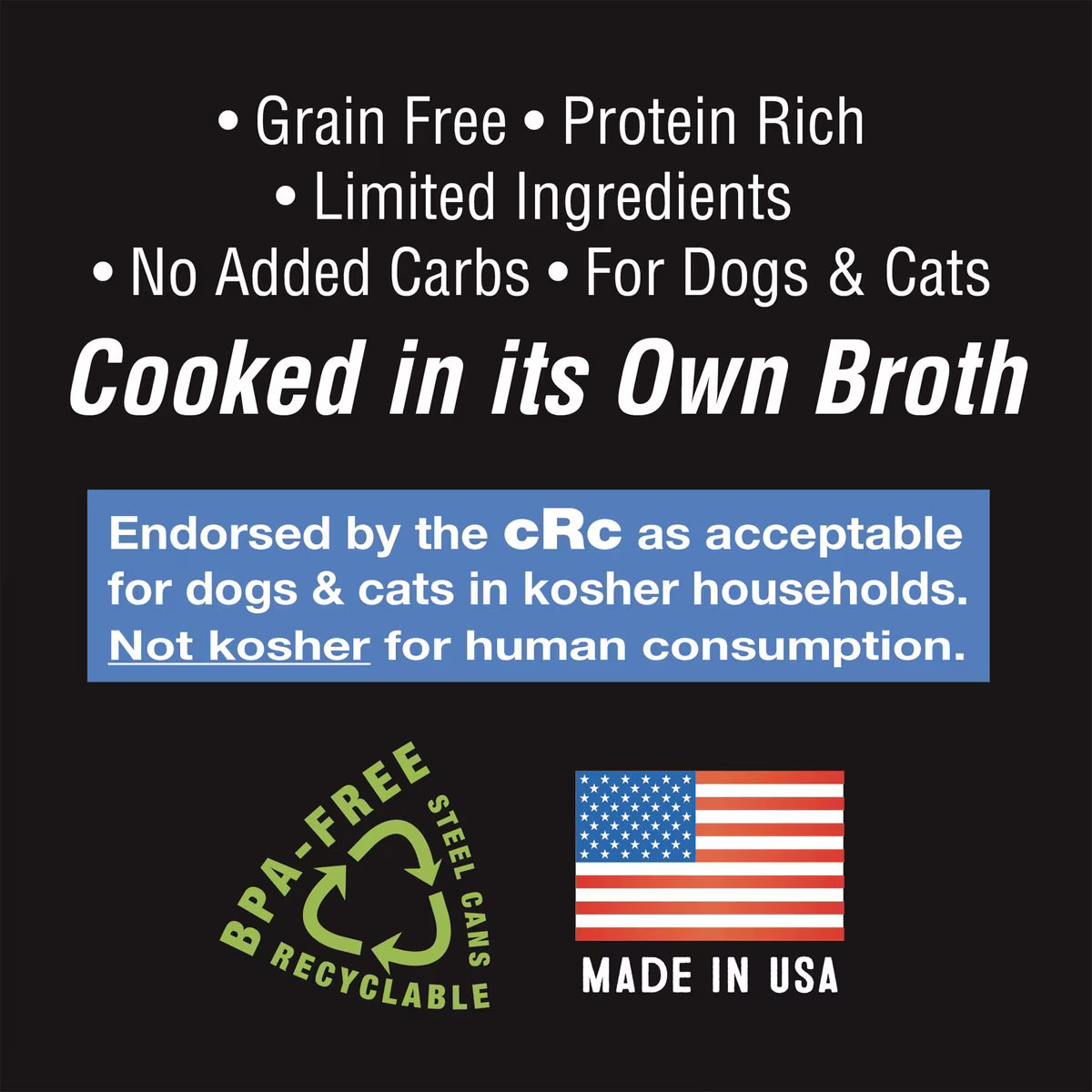 Evanger's Grain-Free Buffalo Canned Dog & Cat Food 6oz