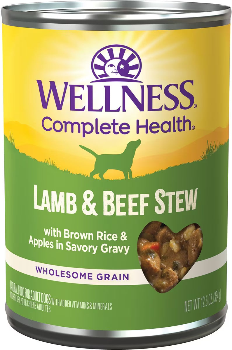 Wellness Lamb & Beef Stew Canned Dog Food 12.5oz