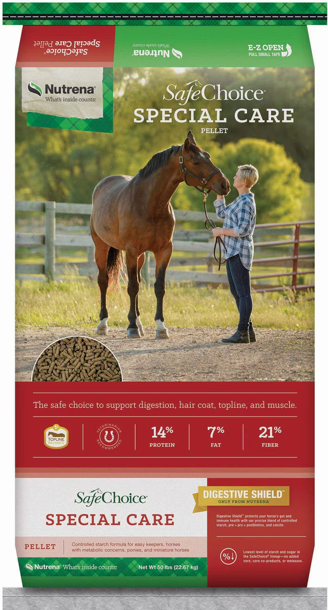 Nutrena SafeChoice Special Care Horse Feed 50lb