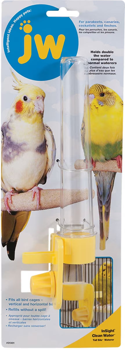 JW Clean Water Silo Bird Waterer Tall