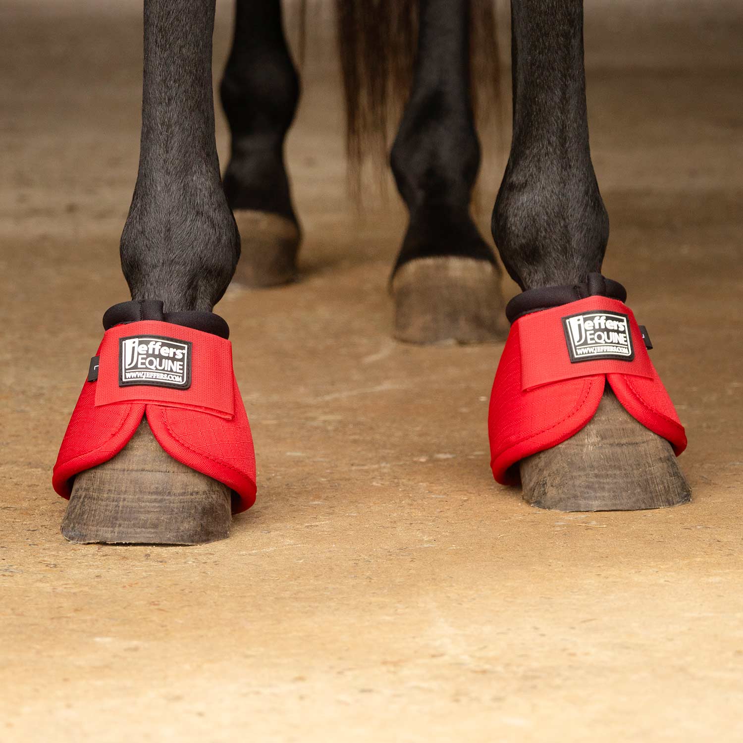 No-Turn Bell Boots for Horses, Solid Colors, 2 ct